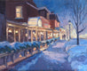 Original art for sale at UGallery.com | Snow Light by Claudia Verciani | $1,075 | oil painting | 20' h x 16' w | thumbnail 1