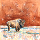 Original art for sale at UGallery.com | Lone Ranger by Alana Clumeck | $3,600 | oil painting | 48' h x 48' w | thumbnail 1