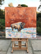 Original art for sale at UGallery.com | Lone Ranger by Alana Clumeck | $3,600 | oil painting | 48' h x 48' w | thumbnail 2