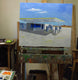 Original art for sale at UGallery.com | William Cody Gas Station #2 by Mitchell Freifeld | $475 | oil painting | 25' h x 30' w | thumbnail 3