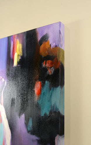 Colorful Bliss by Gary Leonard |  Side View of Artwork 