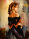 Original art for sale at UGallery.com | Dancer by Gary Leonard | $1,375 | oil painting | 24' h x 18' w | thumbnail 1