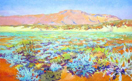 oil painting by Suren Nersisyan titled Spring in Desert