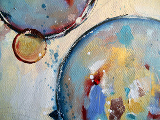 Blue Tuesday by Cynthia Ligeros |   Closeup View of Artwork 