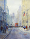 Original art for sale at UGallery.com | Double Decker Bus by Judy Mudd | $575 | watercolor painting | 16' h x 12' w | thumbnail 1