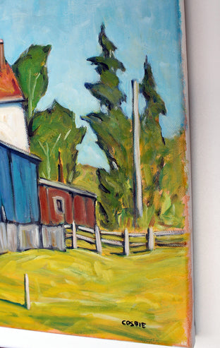 Pierces Corners, Ontario by Doug Cosbie |  Side View of Artwork 