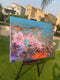 Original art for sale at UGallery.com | Wind Scatters Rose by Dowa Hattem | $2,100 | oil painting | 31.49' h x 39.37' w | thumbnail 3