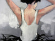 Original art for sale at UGallery.com | Dress Craze by Mary Pratt | $2,300 | oil painting | 48' h x 24' w | thumbnail 4