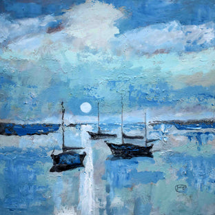 Harbor Moon Light by Kip Decker |  Artwork Main Image 