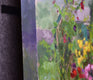 Original art for sale at UGallery.com | Monet's Garden by Oksana Johnson | $625 | oil painting | 11' h x 14' w | thumbnail 2