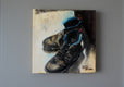 Original art for sale at UGallery.com | Ol' Kicks by Wynston Edun | $475 | acrylic painting | 12' h x 12' w | thumbnail 3