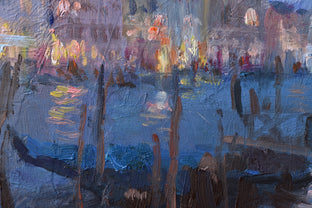 Evening in Venice by Oksana Johnson |   Closeup View of Artwork 