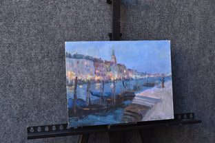 Evening in Venice by Oksana Johnson |  Context View of Artwork 