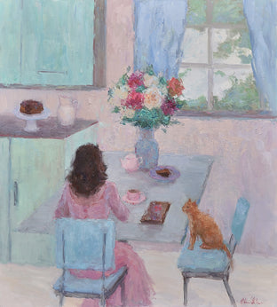 Breakfast for Two by Oksana Johnson |  Artwork Main Image 