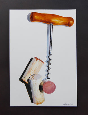 Red Uncorked by Dwight Smith |  Context View of Artwork 