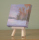 Original art for sale at UGallery.com | Winter Bliss by Gail Greene | $75 | oil painting | 4' h x 4' w | thumbnail 2