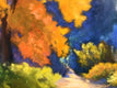 Original art for sale at UGallery.com | Autumn Passage by Elizabeth Garat | $1,775 | oil painting | 36' h x 24' w | thumbnail 4