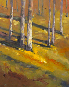 oil painting by Nancy Merkle titled Fall Afternoon