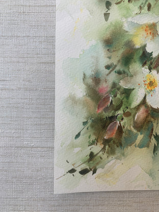 My Beloved Jasmines by Fatemeh Kian |  Side View of Artwork 