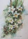 Original art for sale at UGallery.com | My Beloved Jasmines by Fatemeh Kian | $425 | watercolor painting | 14.5' h x 10.5' w | thumbnail 1