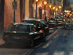 Original art for sale at UGallery.com | Night Walk by Faye Vander Veer | $675 | oil painting | 8' h x 10' w | thumbnail 3