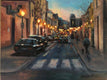 Original art for sale at UGallery.com | Night Walk by Faye Vander Veer | $675 | oil painting | 8' h x 10' w | thumbnail 1