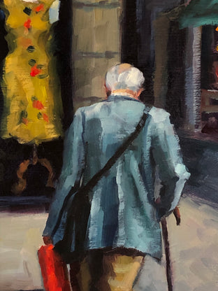 The Wrong Size by Faye Vander Veer |   Closeup View of Artwork 