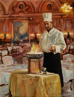 Flambé Chef by Onelio Marrero |  Artwork Main Image 