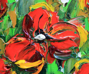 Never Ending Spring by Lisa Elley |   Closeup View of Artwork 