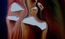 Original art for sale at UGallery.com | Foliage by Krispen Spencer | $2,375 | acrylic painting | 30' h x 40' w | thumbnail 4