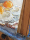 Original art for sale at UGallery.com | Fried Eggs by Kristine Kainer | $675 | oil painting | 9' h x 12' w | thumbnail 2