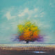 Original art for sale at UGallery.com | Autumn Days by George Peebles | $1,000 | oil painting | 24' h x 24' w | thumbnail 1