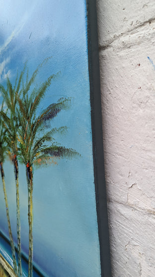 Palms by George Peebles |  Side View of Artwork 