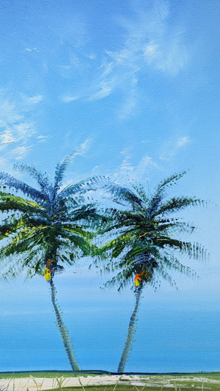 The Palms by George Peebles |   Closeup View of Artwork 