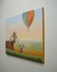 Original art for sale at UGallery.com | Away in a Balloon! by Sharon France | $1,000 | oil painting | 12' h x 16' w | thumbnail 4