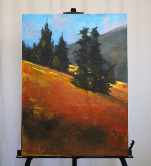 Golden Hillside by Nancy Merkle |  Context View of Artwork 