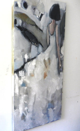 Gray Girl by Mary Pratt |  Side View of Artwork 