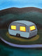 Original art for sale at UGallery.com | Early Morning Caravan by Hadley Northrop | $275 | oil painting | 6' h x 6' w | thumbnail 4