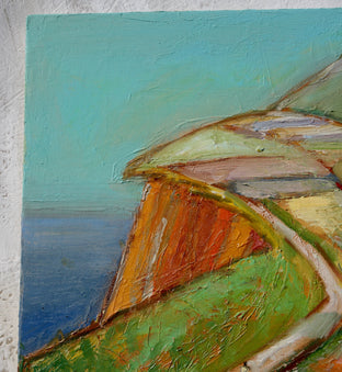 Half Moon Bay by James Hartman |  Side View of Artwork 