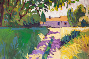 Summer Lane by Robert Hofherr |   Closeup View of Artwork 