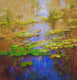 Original art for sale at UGallery.com | Autumn Pond by Vahe Yeremyan | $1,400 | oil painting | 36' h x 24' w | thumbnail 4