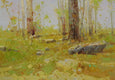 Original art for sale at UGallery.com | Sunrise Grove by Vahe Yeremyan | $1,300 | oil painting | 30' h x 30' w | thumbnail 4