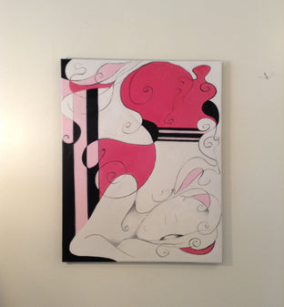 Ballet Pink by Sumner Crenshaw |  Side View of Artwork 