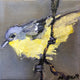 Original art for sale at UGallery.com | Tweety by Mary Pratt | $75 | oil painting | 4' h x 4' w | thumbnail 1