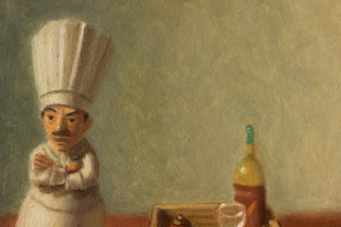 The Chef by Jose H. Alvarenga |   Closeup View of Artwork 