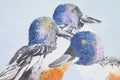 Original art for sale at UGallery.com | Three Northern Shovelers by Emil Morhardt | $850 | acrylic painting | 20' h x 20' w | thumbnail 4
