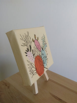 Prickly Pocket by Autumn Rose |  Side View of Artwork 