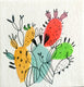 Original art for sale at UGallery.com | Frosty by Autumn Rose | $75 | mixed media artwork | 4' h x 4' w | thumbnail 1