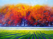 Original art for sale at UGallery.com | Autumn Beauty by George Peebles | $2,450 | oil painting | 30' h x 60' w | thumbnail 4