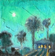 Original art for sale at UGallery.com | House, Nocturne by James Hartman | $75 | oil painting | 4' h x 4' w | thumbnail 1